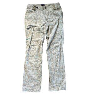 Patagonia All Over Print Straight Leg Pants Women's Size 2 Outdoors Gorpcore